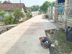 Akhirnya Mulus, Jalan Dayukidul Bojonegoro Dibeton, Warga: Seperti Mimpi Jadi Nyata