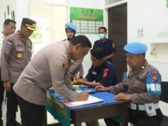 Bersih dari Narkoba, 35 Pejabat Polres Tuban Jalani Tes Urine Dadakan