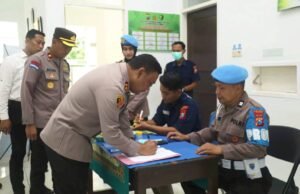 Bersih dari Narkoba, 35 Pejabat Polres Tuban Jalani Tes Urine Dadakan