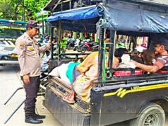 Waspada Kriminalitas di Pasar, IPTU Supriyanto Pimpin Patroli di Kepohbaru Bojonegoro