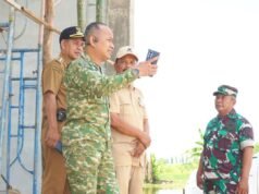 Pastikan Konstruksi Kokoh, Dandim Lamongan Sidak Pembangunan Koperasi Merah Putih