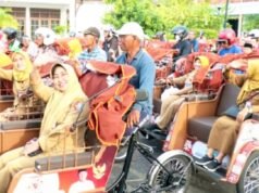 Tak Lagi Mengayuh, Inilah Penampakan Becak Listrik Prabowo yang Bikin Heboh Bojonegoro