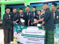 PSHT Bayemgede Bojonegoro Gelar Santunan Yatim dan Lansia, Pesan Haru Ketua Rayon Jadi Sorotan