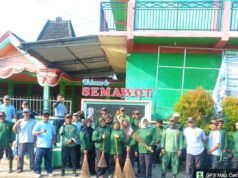 Sambut Idul Fitri 1447 H, Kecamatan Sukosewu Bojonegoro Kerja Bakti Besar-Besaran
