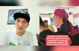 Demo LSM Berujung Kericuhan, Kades Purwasaba Hoho Alami Pengeroyokan