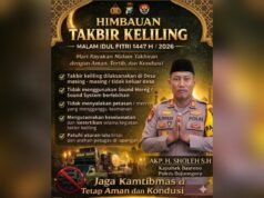 Jelang Lebaran 2026, Polisi Baureno Bojonegoro Larang Konvoi dan Takbir Keliling