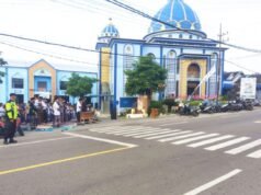 Polisi Turun Pagi-Pagi, Sholat Id di Baureno Bojonegoro Berjalan Aman dan Lancar