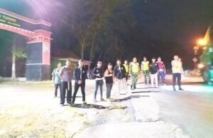 TNI Polri Lamongan Turun Bersama, Rumah Kosong hingga SPBU Jadi Sasaran Patroli