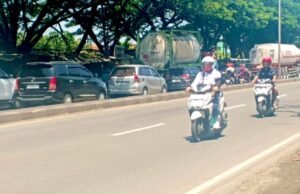 H+3 Lebaran, Jalur Sukodadi Lamongan Masih Padat, Pengendara Diminta Hati-hati