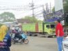 Truk Tronton Hantam Lampu Lalin Perempatan Balen Bojonegoro, Ini Kronologinya