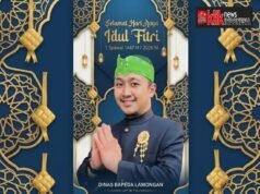 Kepala dan Seluruh Staf Dinas Bapeda Lamongan Mengucapkan Selamat Idul Fitri 1447 H