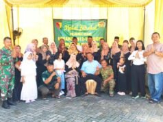 Suasana Hangat di Koramil Pucuk Lamongan, Halal Bihalal Pererat Silaturahmi TNI