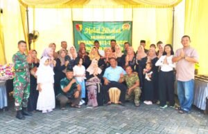 Suasana Hangat di Koramil Pucuk Lamongan, Halal Bihalal Pererat Silaturahmi TNI