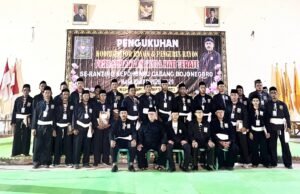 Penuh Semangat, SH Terate Kepohbaru Bojonegoro Lantik 21 Koordinator Rayon