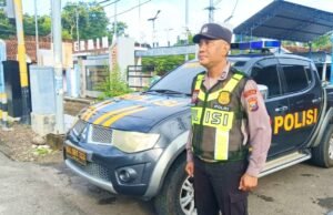 Atur Lalu Lintas Pagi Hari, Polsek Gondang Bojonegoro Hadir di Titik Rawan