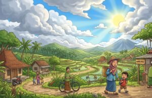 Cuaca Bojonegoro Hari Ini Berawan, Waspada Banjir dan Longsor