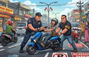 Motor Ditarik Paksa di Jalan, Konsumen Makassar Protes: Sudah Janji Bayar Senin