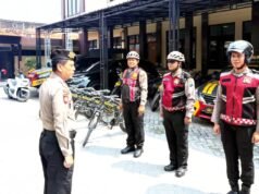 Gowes Sambil Jaga Kota, Cara Humanis Polisi Lamongan Curi Perhatian