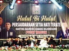 Dari Sholawat ke Persaudaraan, PSHT Baureno Tunjukkan Kekompakan Luar Biasa