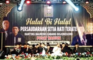 Dari Sholawat ke Persaudaraan, PSHT Baureno Tunjukkan Kekompakan Luar Biasa