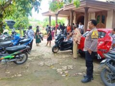 Umat Khusyuk Beribadah, Polisi Dander Bojonegoro Pastikan Keamanan Gereja