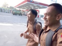 Tak Ikut Gowes, Guru di Bojonegoro Ini Pilih Lari 4 Km ke Sekolah