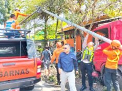 Truk Tangki Hilang Kendali di Sukowati Kapas Bojonegoro, Nyaris Picu Kecelakaan Fatal