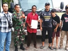Babinsa Kawal 42 Truk Fuso di Lamongan, Misi Besar Ketahanan Pangan Dimulai