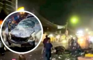 Mobil Ngamuk di Garut, Tabrak Motor hingga Warung Nasi Goreng, 1 Tewas