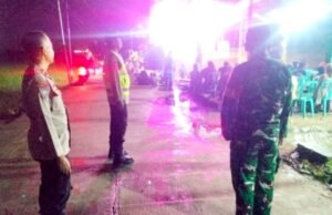 Sholawatan di Dander Bojonegoro, Polisi dan TNI Kompak Amankan