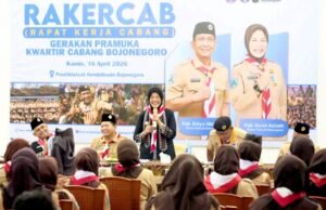 Wabup Bojonegoro Dorong Gerakan Pramuka Jadi Motor Pembangunan 2026