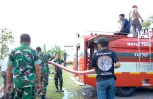 Antisipasi Darurat, Kodim Lamongan Kuasai Mobil Pemadam Canggih