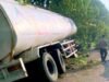 Truk Tangki Tabrak Pohon di Jalur Utama Solokuro Lamongan