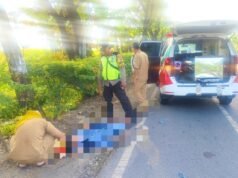 Laka Tunggal di Jalur Bojonegoro–Cepu, Pembonceng Terjatuh Usai Kain Nyangkut