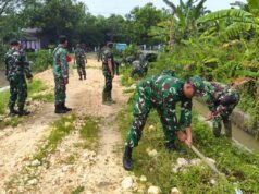 Aksi TNI di Lamongan: Desa Gersang Disulap Jadi Ruang Hijau