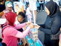 CFD Bojonegoro, Wabup Nurul Azizah Ajak Warga Serbu Telur Gayatri