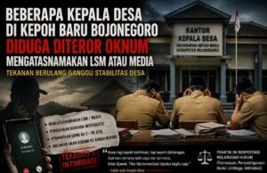 Kades Kepohbaru Bojonegoro Diduga Diteror Oknum LSM dan Media, Minta Uang Jutaan