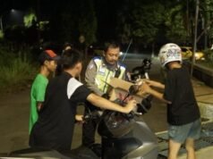 Satlantas Polres Tuban Laksanakan Kegiatan Penindakan Balap Liar Yang Meresahkan