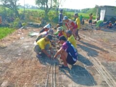 Gotong Royong 4 Hari, Warga Bayemgede Kepohbaru Bojonegoro Bangun Makam Secara Swadaya