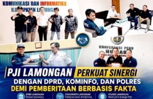 PJI Lamongan Perkuat Sinergi dengan DPRD, Kominfo dan Polres