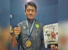 Bripda Tegar Sabet Emas Kejurnas Atletik, Polres Lamongan Bangga