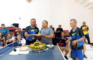 HUT ke-5 PTM TNT Kota Batu, Turnamen Kompikoba Dipenuhi Ratusan Pecinta Pingpong