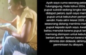 Viral Curhatan Anak Petani Tulungagung, Ayah Jadi Tersangka Kasus Pupuk Non Subsidi