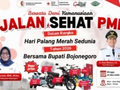 Ikuti Jalan Sehat PMI Bojonegoro 2026 Hadiah Motor dan Sepeda Listrik