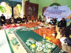 Hari Jadi Lamongan ke-457, Babinsa Turun Langsung Rawat Jejak Sejarah Leluhur