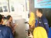 Seru, Anggota Pertuni Bojonegoro Adu Cepat Susun Uang Rupiah