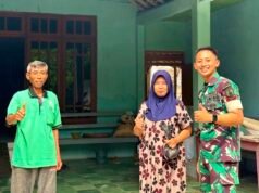 Yonif TP 885 Belibis Putih dan Warga Bojonegoro Makin Dekat Lewat Berbagi Daging Kurban