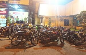 Patroli Besar Polres Lamongan Sikat Puluhan Motor Knalpot Brong