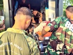 Aksi Heroik Prajurit Yonif TP 885 Belibis Putih, Selamatkan Korban Kecelakaan di Jalur Kayangan Api Bojonegoro