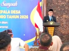 Bupati Bojonegoro Wahono Lantik Dua Kades PAW, Pesan Khusus untuk Bungur dan Lebaksari